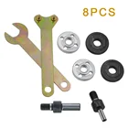 Болгарка гаечный ключ комплект Шатунов Фланцевая Стопорная гайка металлические гайки ремонтный инструмент Электрическая дрель детали ручной дрели