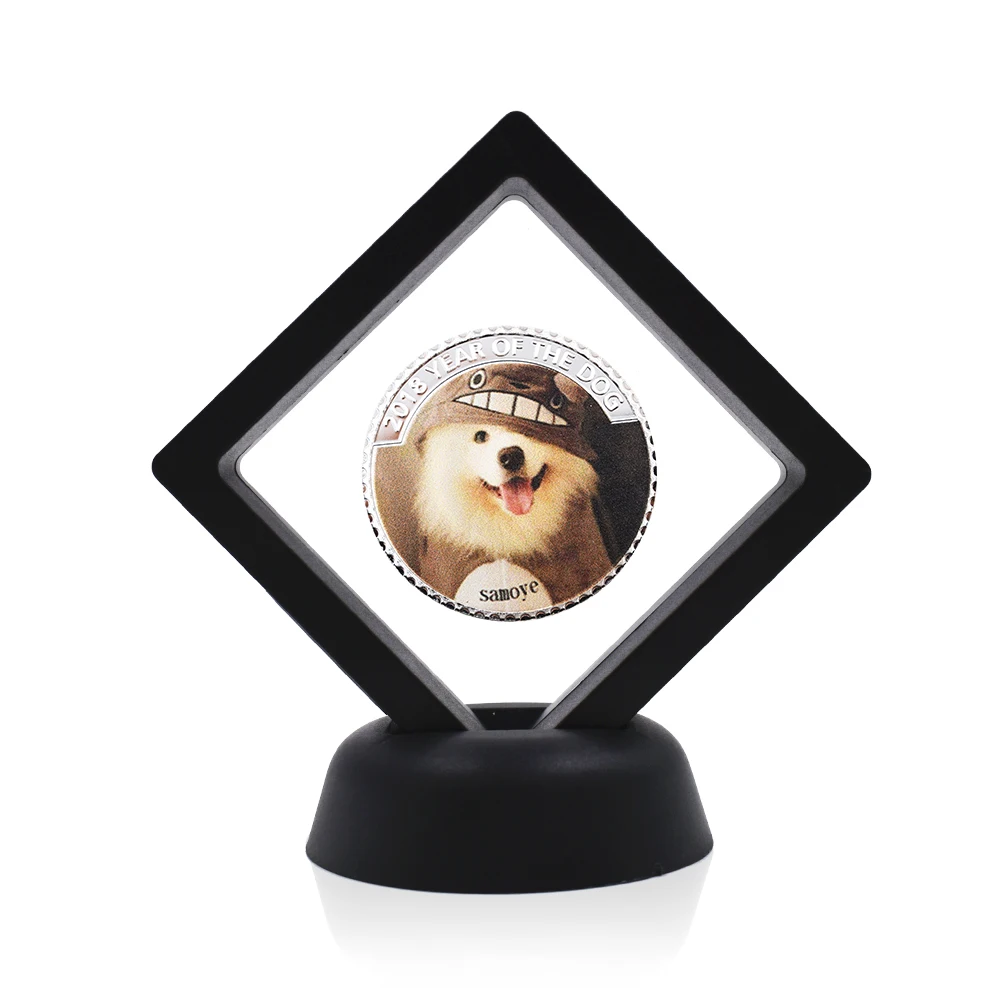 

Фестиваль сувенир подарки 999,9 Посеребренная металлическая монета Год Собаки металлическая монета искусство ремесла