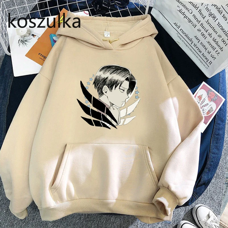 

Winter Warm Anime Attack On Titan Print Hoodies Sweatshirt Men Streetwear Casual Tracksuit Male Oversized Long Sleeve Hoodies