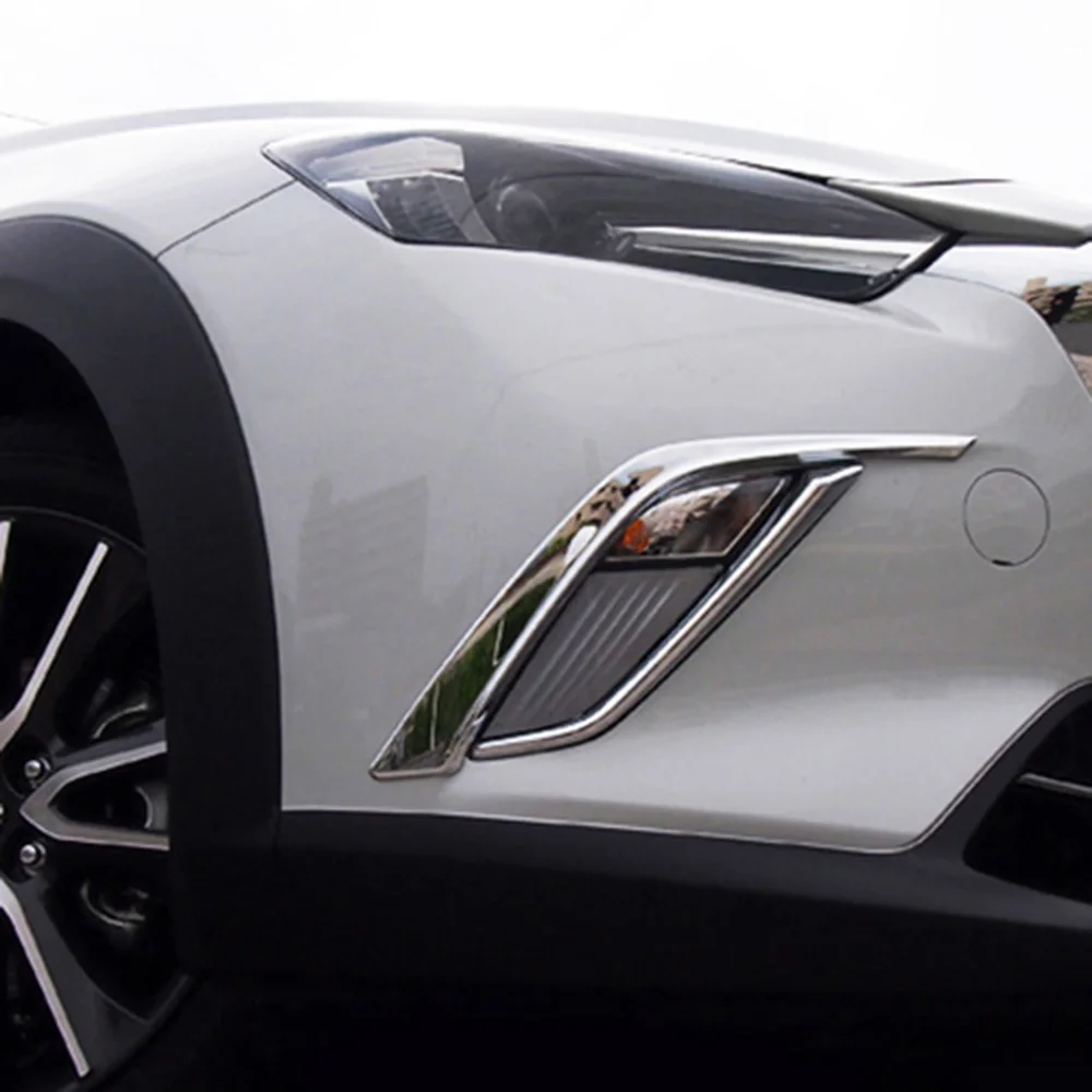 Хромированные передние противотуманные фары светильник лампа полоса для век