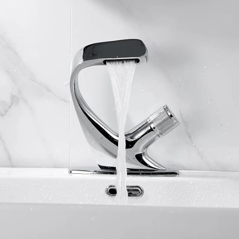 Смеситель для ванной комнаты Azeta AT7816GY Многоцветный кран раковины крепление на