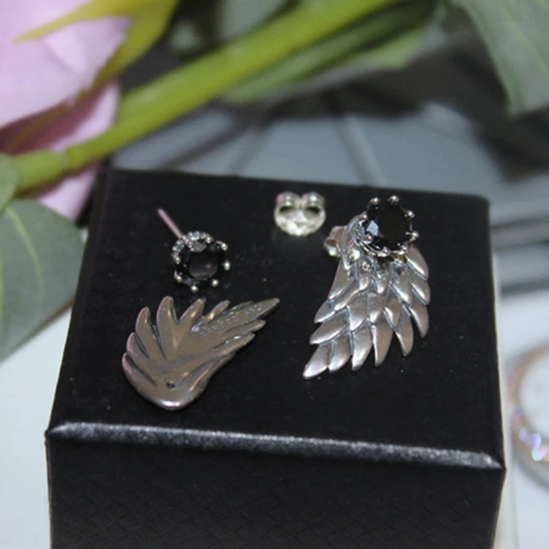 Корейские серьги в форме крыла ангела для женщин женские модные серьги-гвоздики