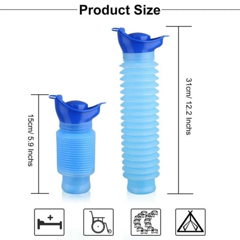 

750ml Portable Adult Urinal Outdoor Camping High Quality Travel Urine Car Urination Pee Soft Toilet Urine Help Men ToiletDropShi