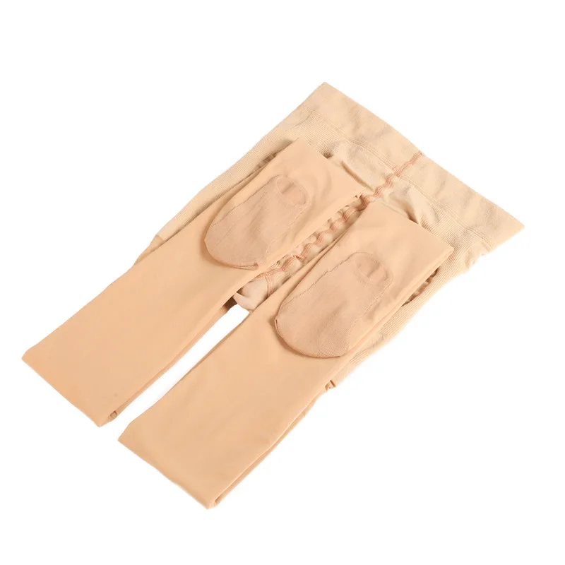 Леггинсы женские бесшовсветильник из бархата телесного цвета | Женская одежда