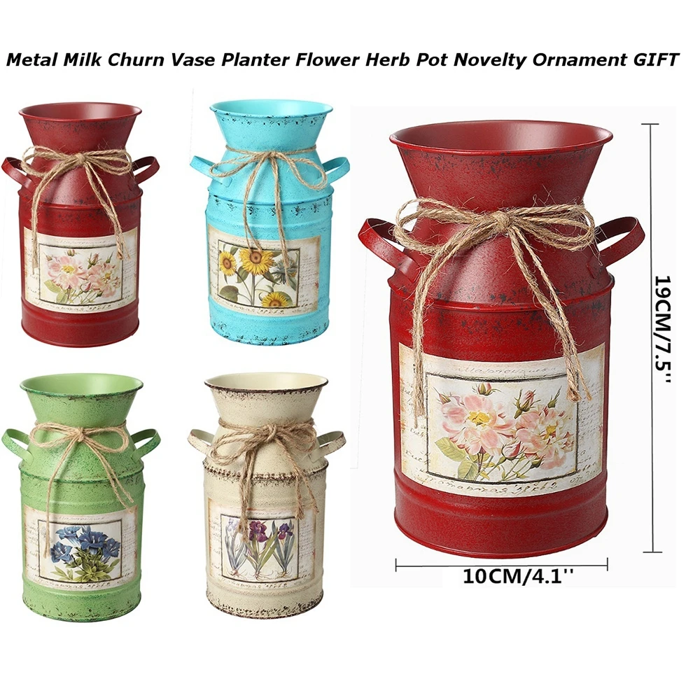 Садовые растения железное ведро дома декоративные горшки композиция ремесла