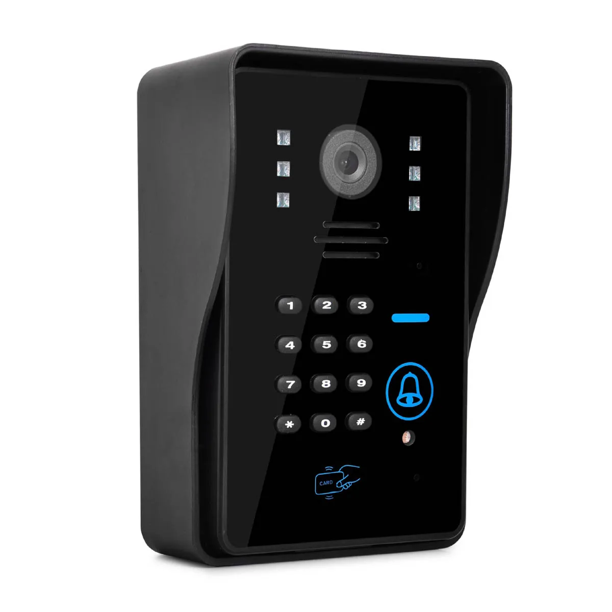 SY1002 WIFI Door Monitor Doorbell detection alarm touch button function 1080P password swipe card remote control wireless doorbe
