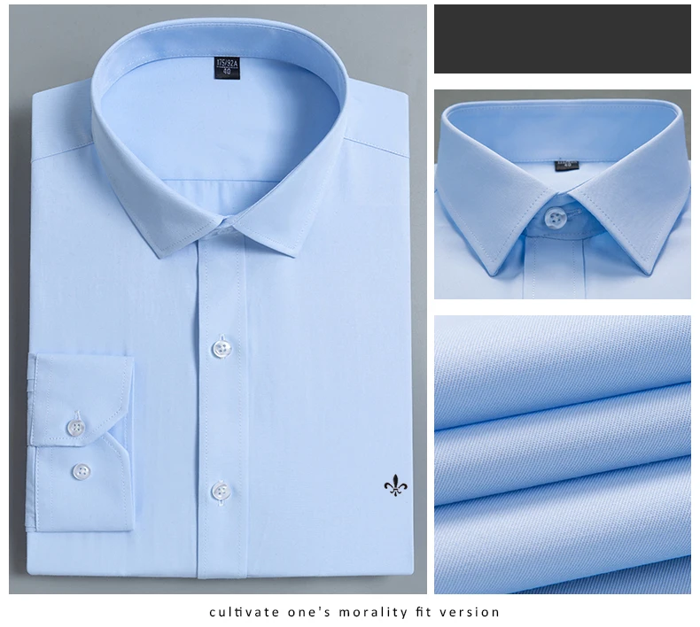 Модная блузка Dudalina Camisa Social Masculina с длинным рукавом, приталенная рубашка для мужчин, одежда с цветочным принтом, белая, мужская, холодная