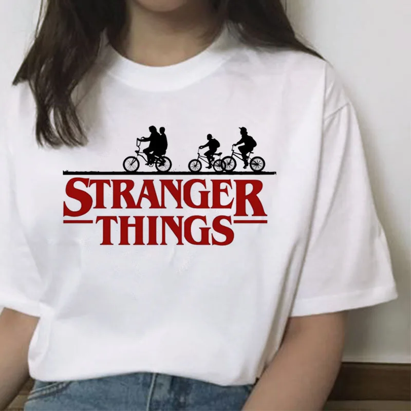 Футболка с короткими рукавами Eleven Vogue летняя футболка принтом Stranger Things 3|Футболки|