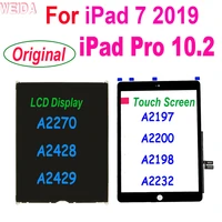 original 10 2 for apple ipad 7 7th gen 2019 lcd a2197 a2200 a2198 a2232 touch screen digitizer lcd display ipad pro 10 2 lcd