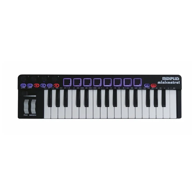 MIDIPLUS AKM320 миди клавиатуры пианино и барабанные колодки MIDI Контроллер 32-ключ мини ключ usb клавиатура - Цвет: Minicontrol