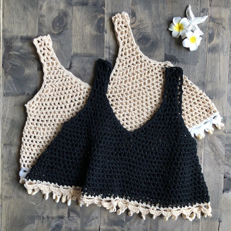 Вязаная сетчатая накидка на бикини новинка 2019 женская летняя пикантная Пляжная