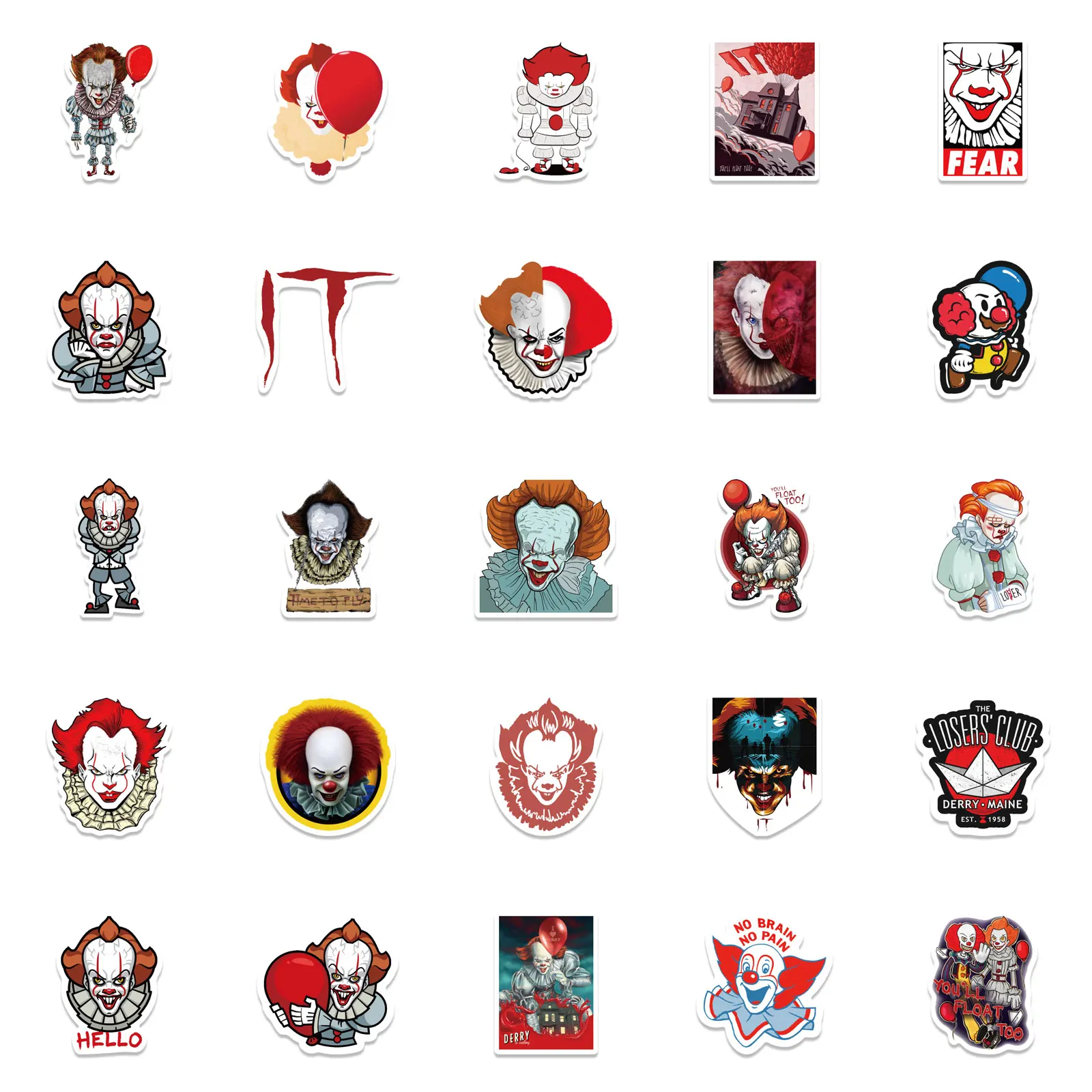 10/50 Buah Film Baru Ini Bab Dua Stiker untuk Mainan Anak Tahan Air untuk Laptop DIY Helm Sepeda Stiker Stiker Mobil