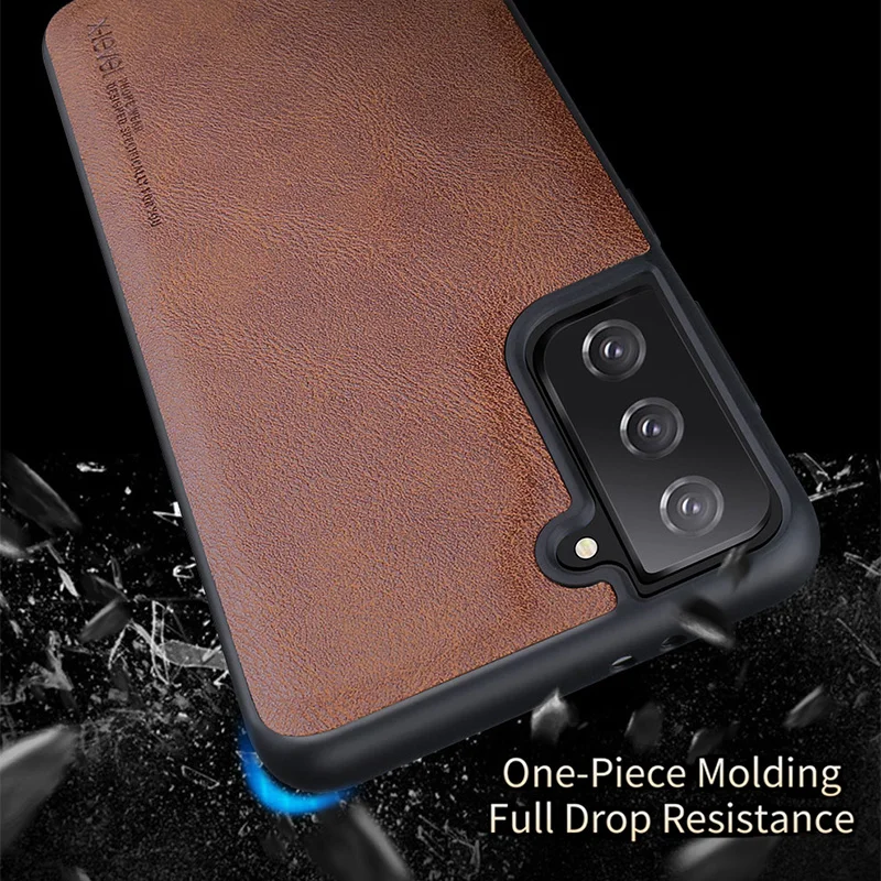 x level leather case for samsung s21 plus original soft silicone edge back phone cover for samsung galaxy s21 ultra case s21 5g free global shipping