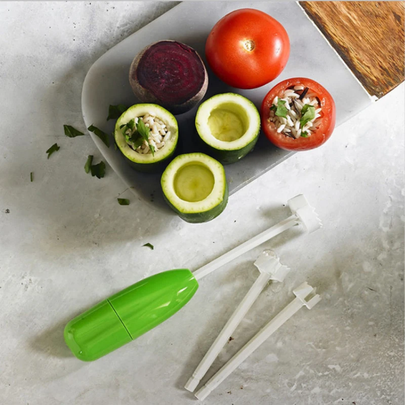 4pcs/set Fruit core digger Multifunctional vegetable hole Vegetable knife Kitchen artifact tool | Дом и сад