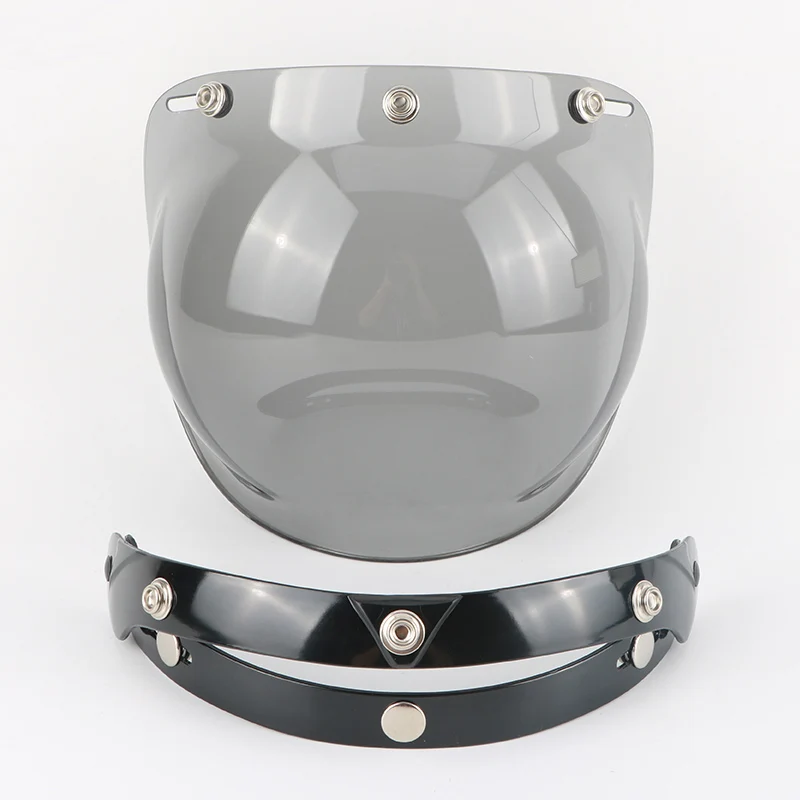 smoke set TORC BEON винтажный мотоциклетный шлем bubble shield 3 оснастки шлем ветровой щит шлем пилота козырек струйный скутер шлем очки - Цвет: smoke set