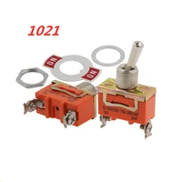 e ten 1021 toggle switch 2914 5mm orange 2pin on off switch copper contactor 250v 15a for car speaker pc