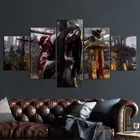 Картина страшной девушки-убийцы, инстинкт, игровой декор и декор для видеоигр, декор для комнаты без рамки