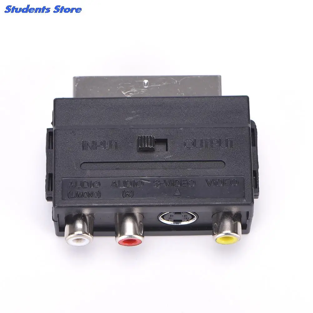 JETTING Высокое качество 1x21 pin SCART штекер к 3 RCA Женский AV TV Аудио Видео адаптер
