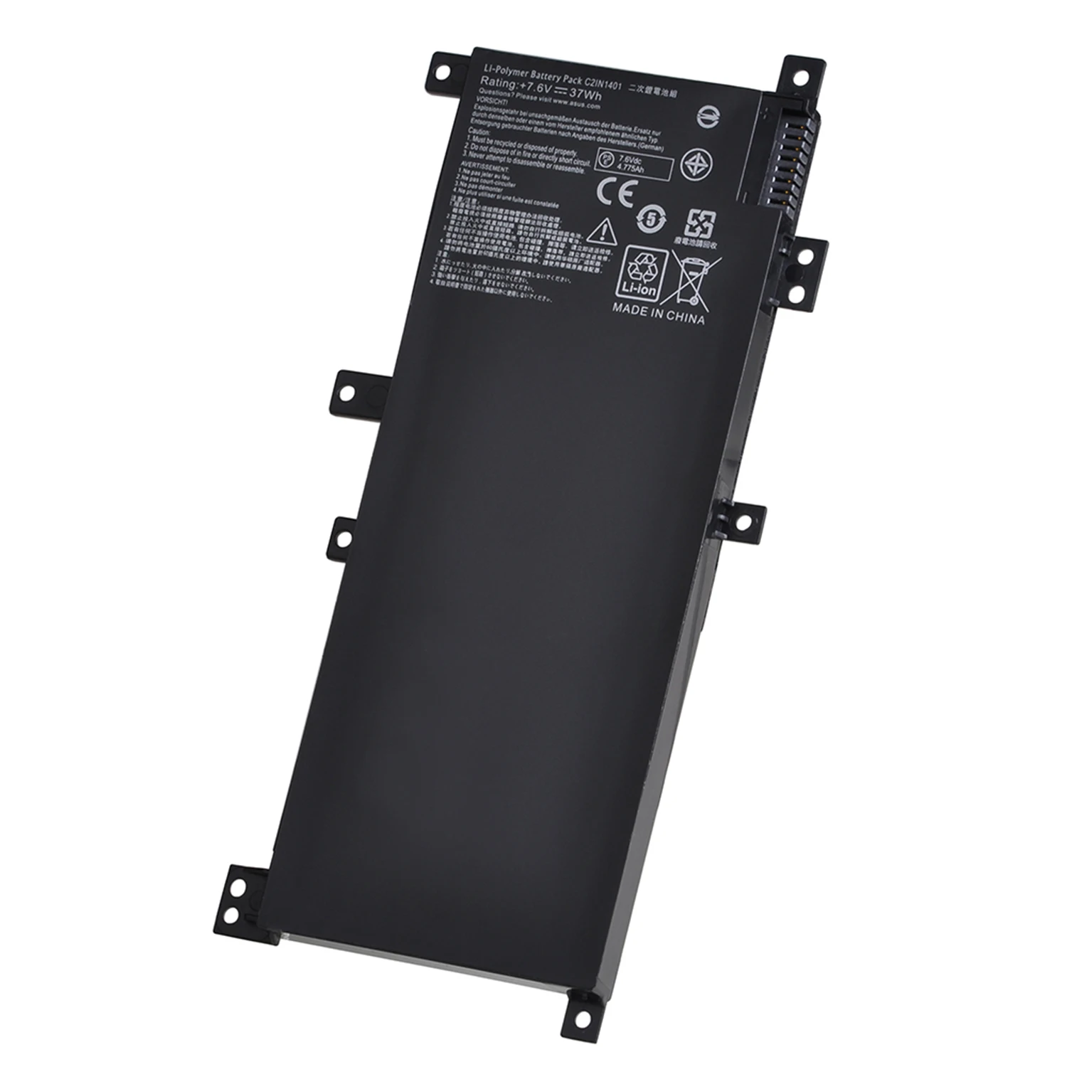 Новый 7 6 V 37Wh C21N1401 Аккумулятор для ноутбука Asus X455 X455L X455LA A455L A455LD A455LN F455L K455L X454W Y483LD