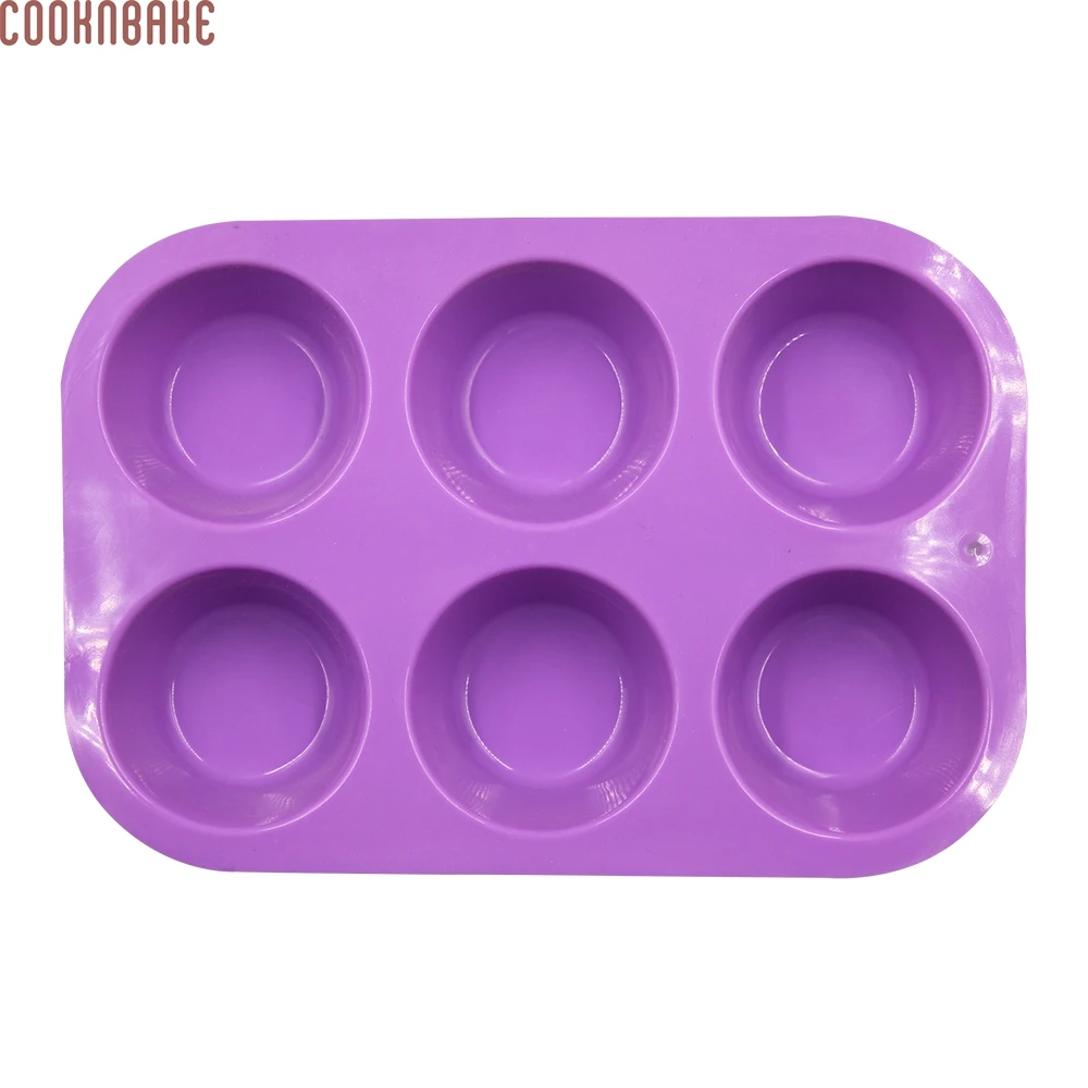Силиконовая форма COOKNBAKE для кексов маленькая Форма круглая силиконовая