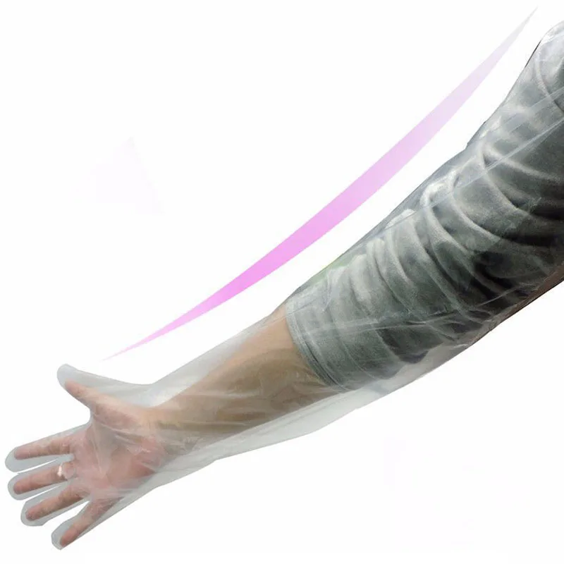 

Ветеринарные одноразовые длинные перчатки для крупного рогатого скота, овец и свиней