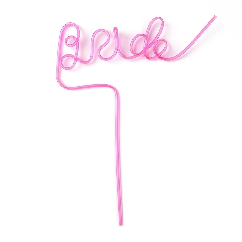 1pcs Bride straw Свадебные украшения свадебная вуаль Девичник вечерние большой розовый пенис фольгированный шар алюминиевые шары невесты команда To Be, Q - Цвет: 1pcs Bride straw