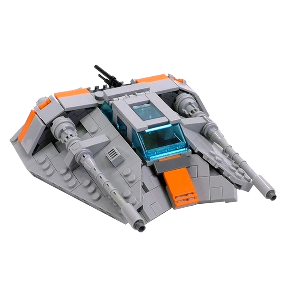 

518 Piece Bricks Space Wars Snowspeeder Fighter MOC Model Building Blocks Boy Birthday Christmas Gifts Kids Toys For Children