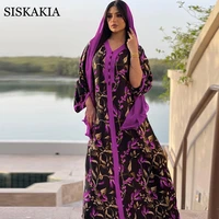fashion muslim hijab dress for women ramadan eid 2021 dubai jalabiya middle east turkey moroccan caftan arabic oman clothing