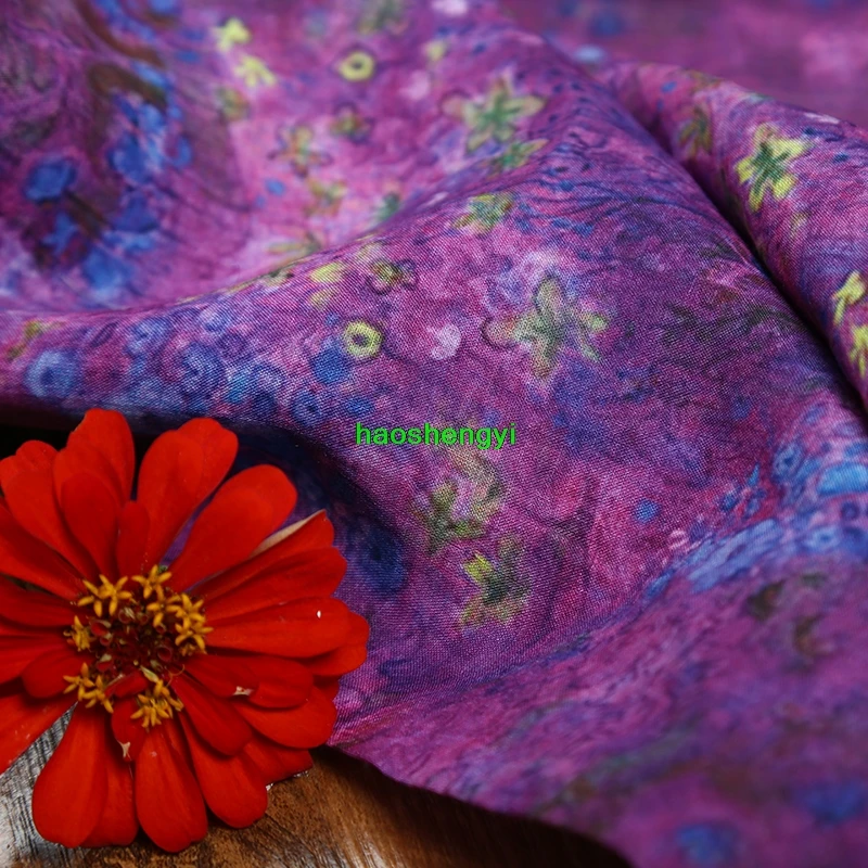 Платье халат с принтом для лета Оригинальная Ткань в китайском ретро стиле