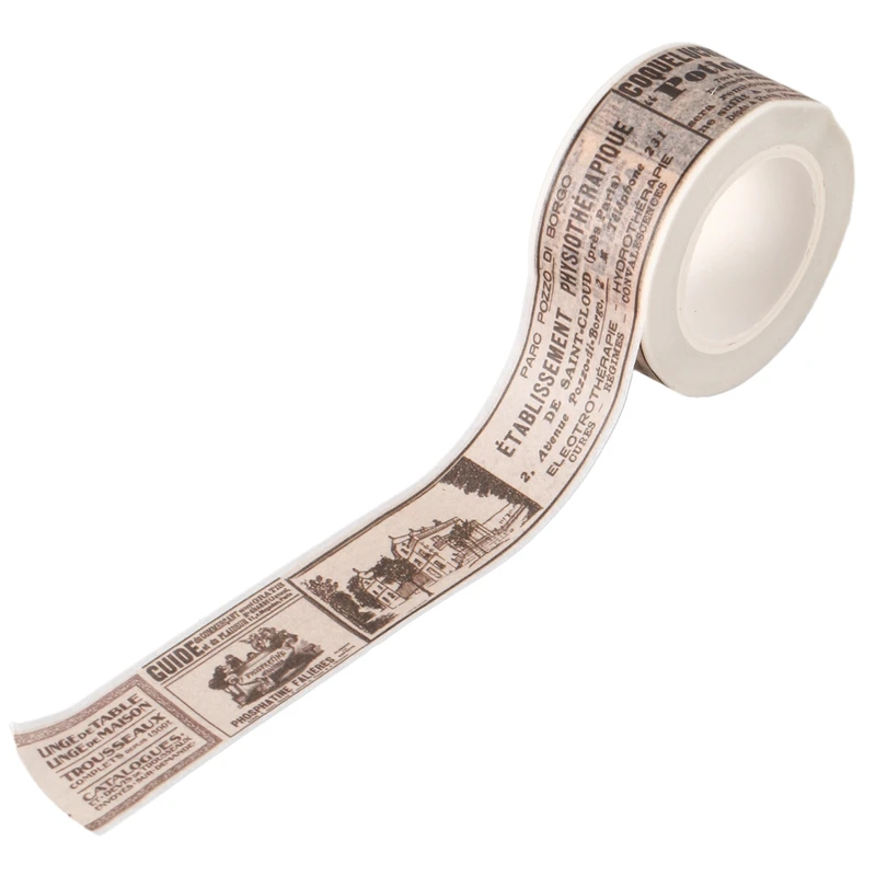 Декоративный скотч с цветочным принтом 10 м авто украшение для творчества на