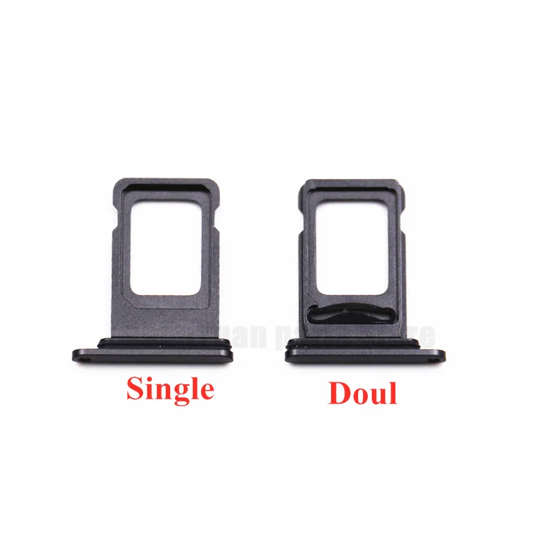

50pcs/lot Dual & Single SIM Card Tray Holder Slot Replacement For iPhone 11 11pro 11Pro Max SIM Card Card Holder Adapter Socket