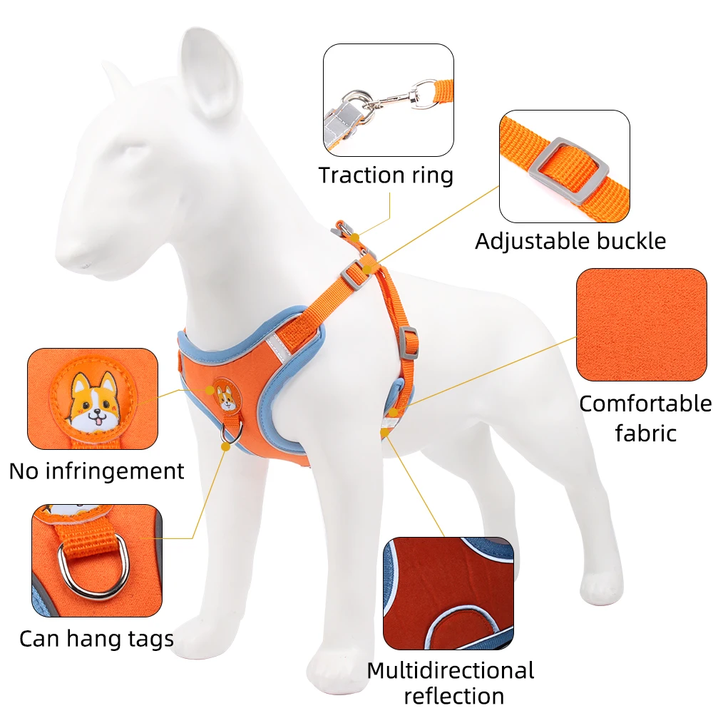 Набор шлейки и поводков для домашних животных тренировочные провода маленьких