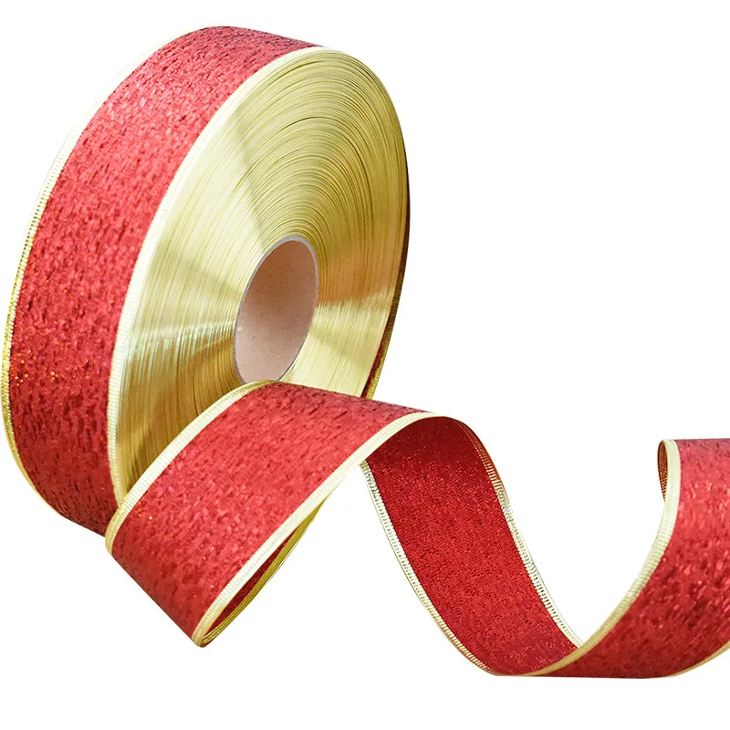 

Hot koop 5 CM Non-woven Glitter Poeder Lint Kerst Nieuwjaar Party Bruiloft Woondecoratie Cadeaupapier DIY Craft 2 meter
