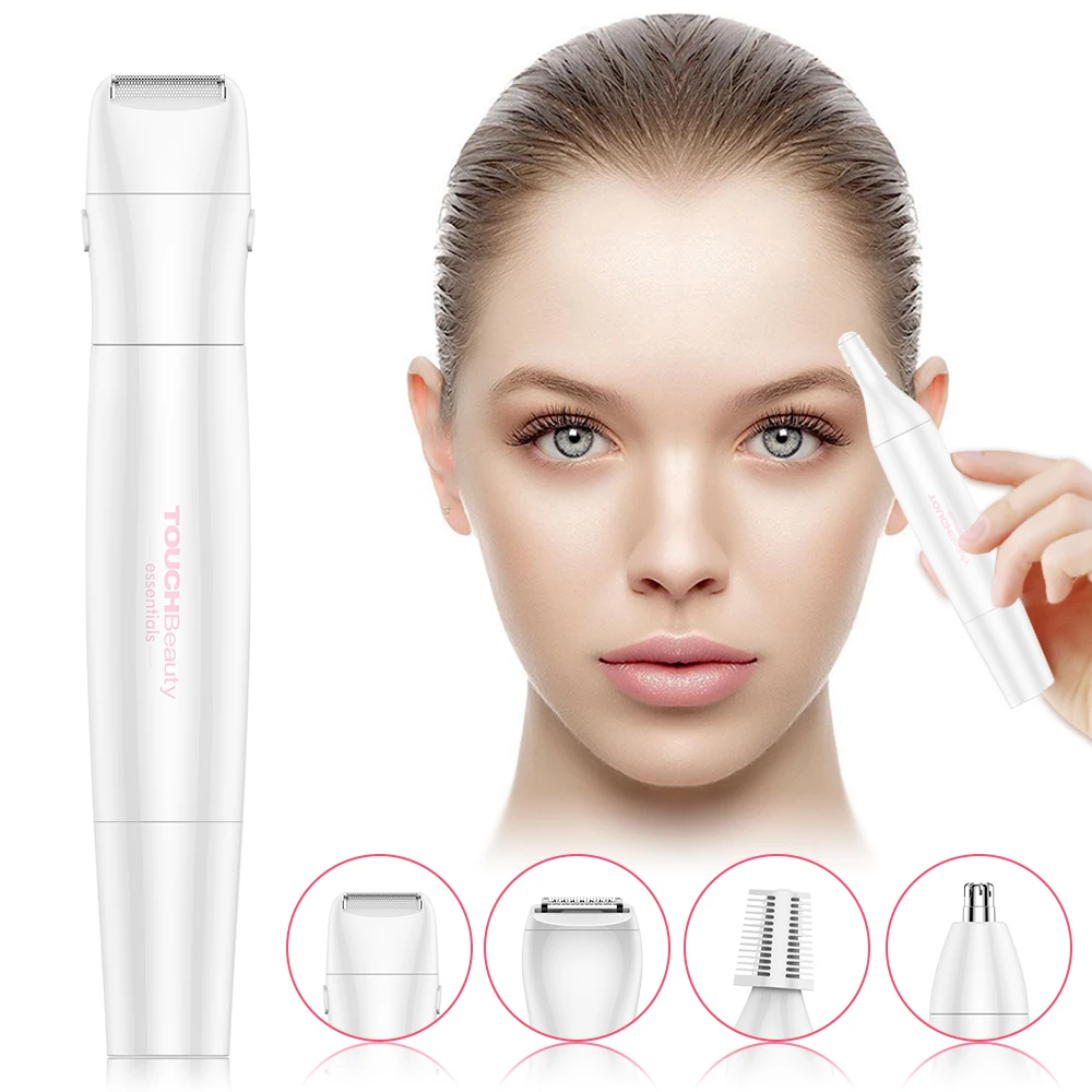 Женский электрический триммер для лица и тела TOUCHBeauty 4 в 1 безупречное средство