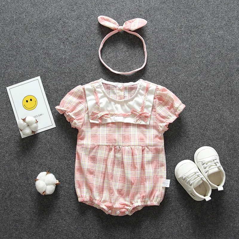 Онлайн одежда знаменитостей для малышей Детская летняя комбинезон с