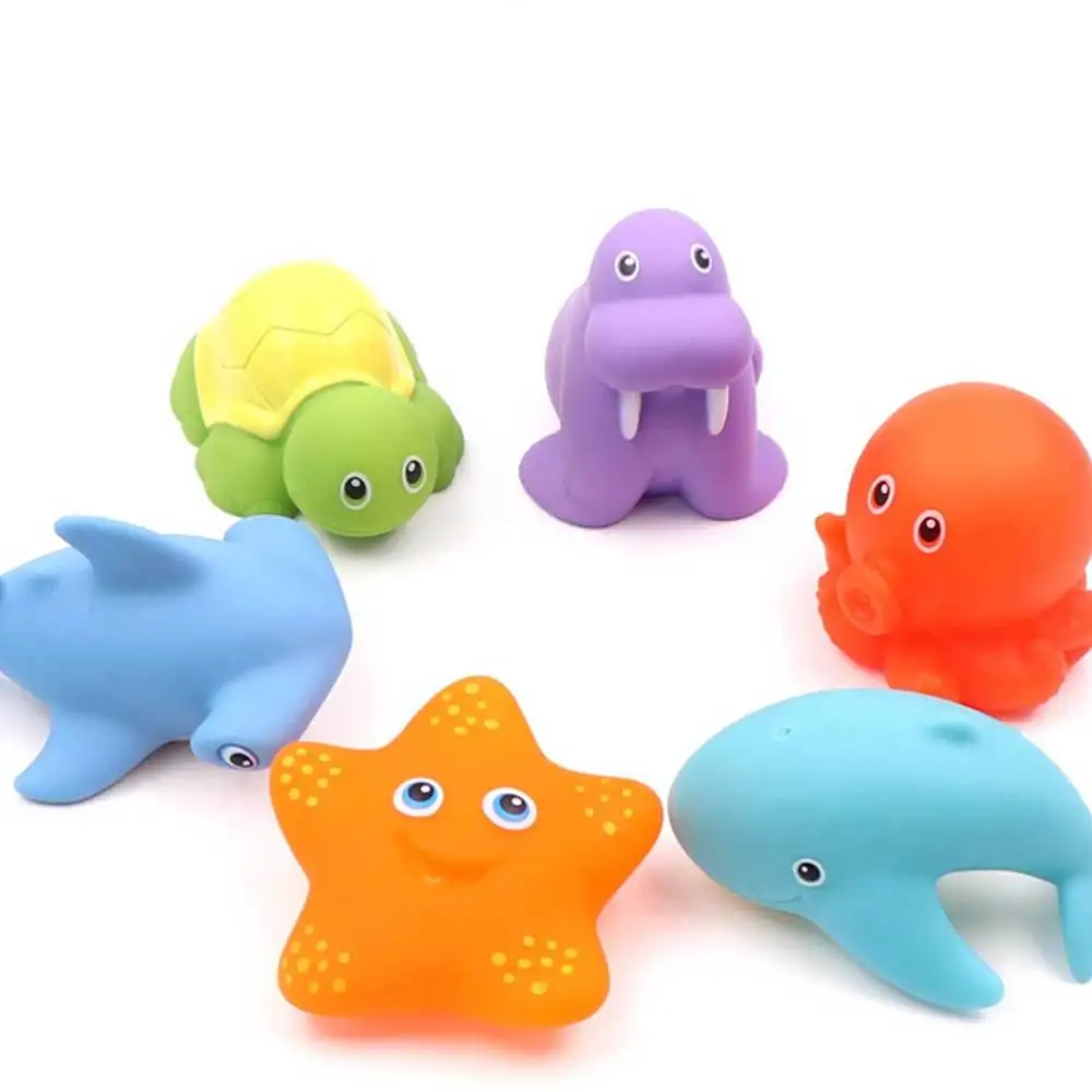 

1 Set of Funny Baby Bathing Toys Kids Bath Fish Toys Shower Toys Bathtub Water Games Toys