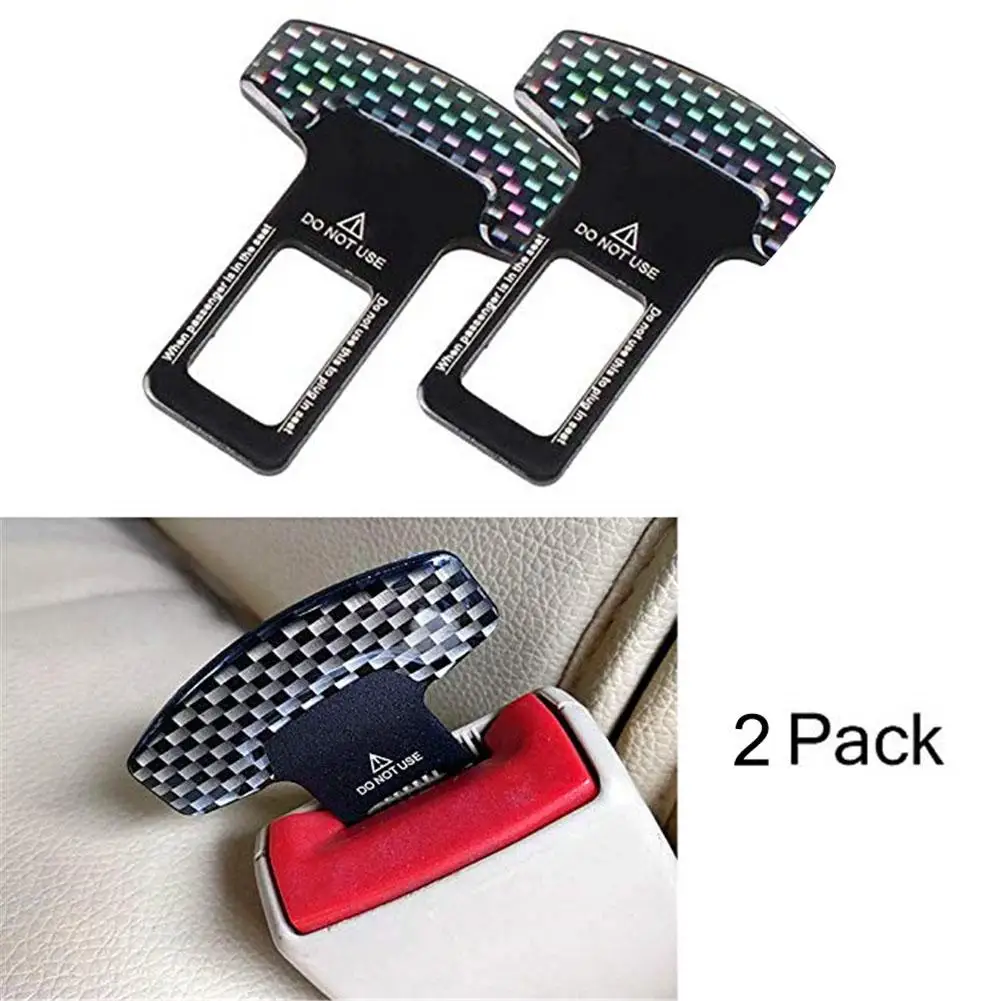 

2PCS Car Safety Belt Clip Car Seat Belt Buckle Vehicle-mounted Bottle Openers Car Accessories Safety Belt Buckles