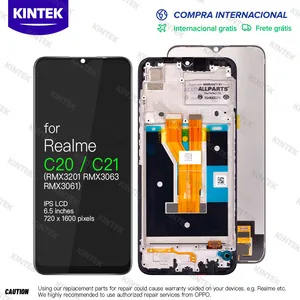 6 5 ips display for oppo realme c20 c21 lcd touch screen replacement rmx3201 rmx3063 rmx3061 original 720 x 1600 pixels free global shipping