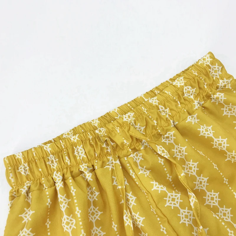 

Women's Summer Bohemian Holiday Style Straight Casual Pants