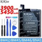 Аккумулятор KiKiss BM42 BM45 BM46 BN41 для Xiaomi Redmi Note 1 2 3 4 Redmi Note 4X Pro 4G + 64GNote2Note3Note4