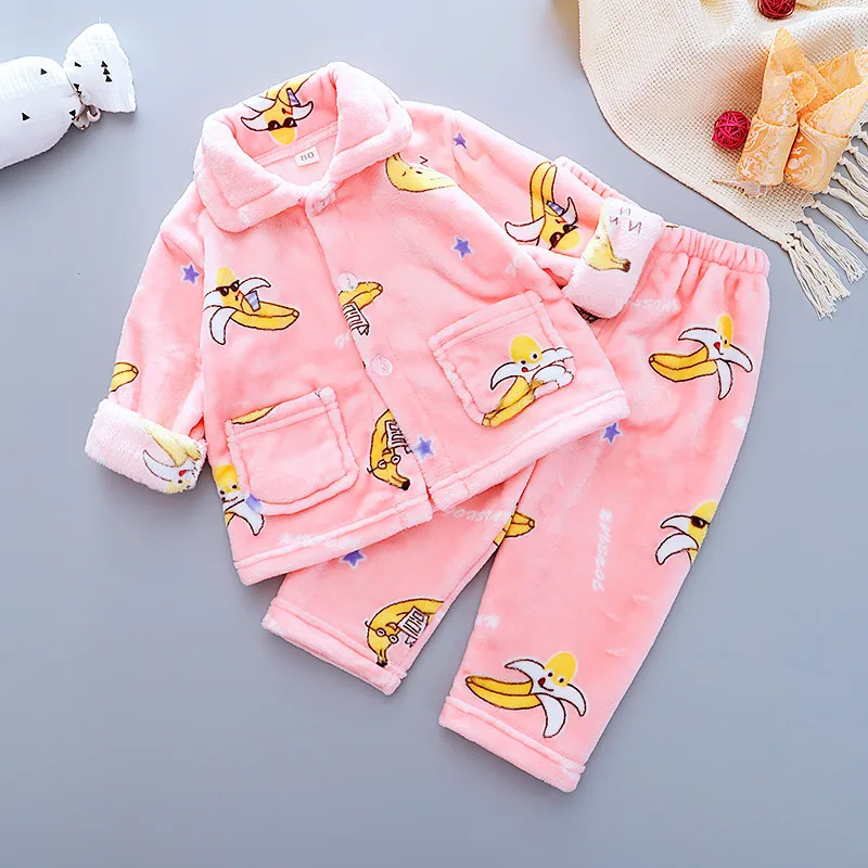 Новая осенне зимняя детская одежда с героями мультфильмов модные пижамы для