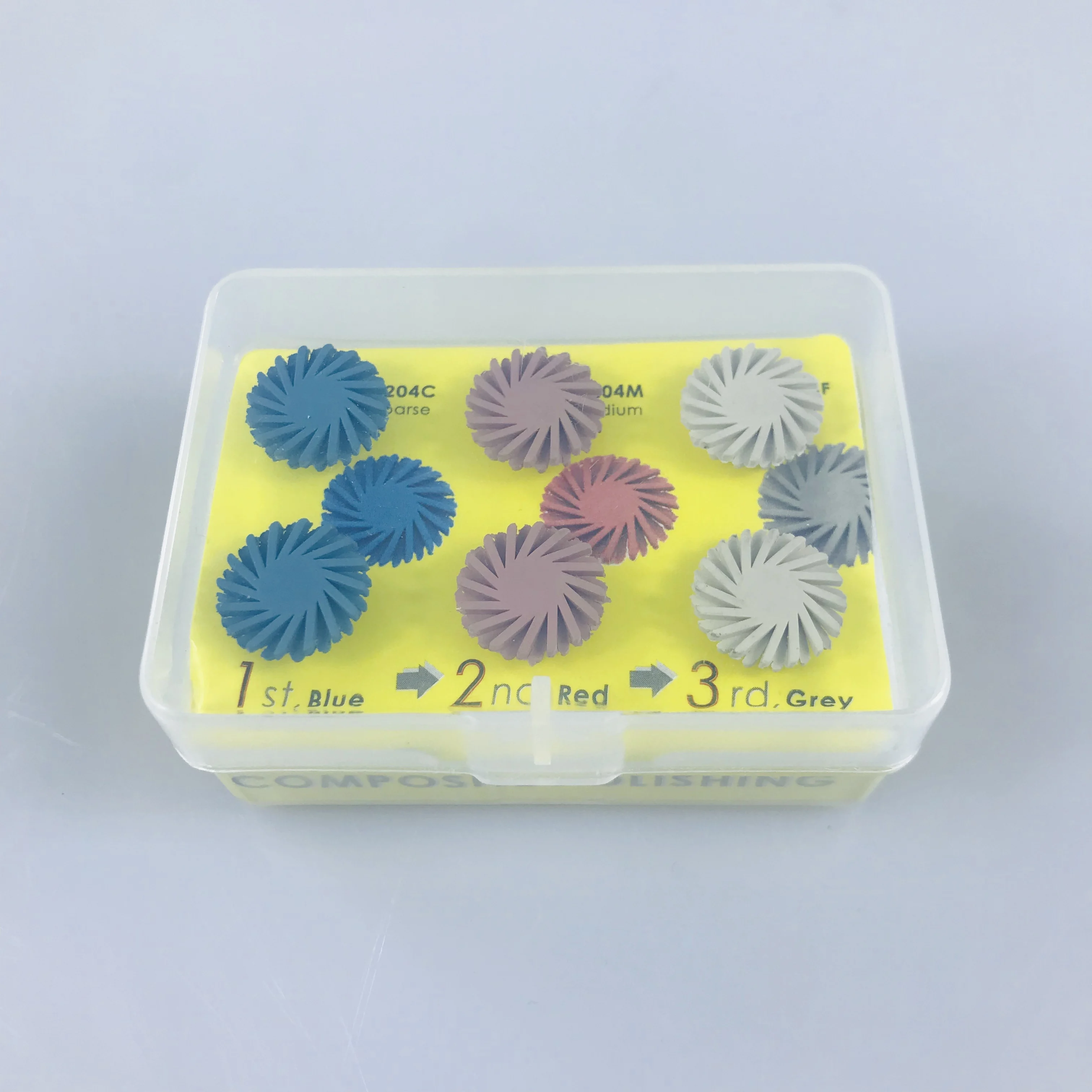 6 шт./компл. зубная композитная смола набор для полировки диска спиральная Гибкая