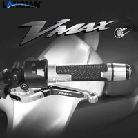 motorcycle cnc foldable brake clutch lever handle grips for yamaha vmax 1200 vmax 1990 2016 vmax 1200 1985 2007 accessories