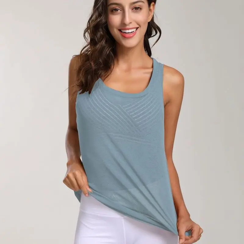 Женская майка в европейском и американском стиле новинка дышащая одежда для йоги