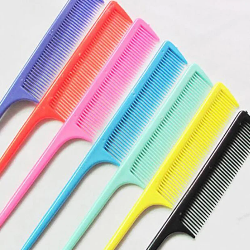 

10 Pc/lot Fashion Styling Tools Comb Anti-static Pointed Tail Comb Hairdresser Treatment Styling Hair Tool Random Color TSLM1