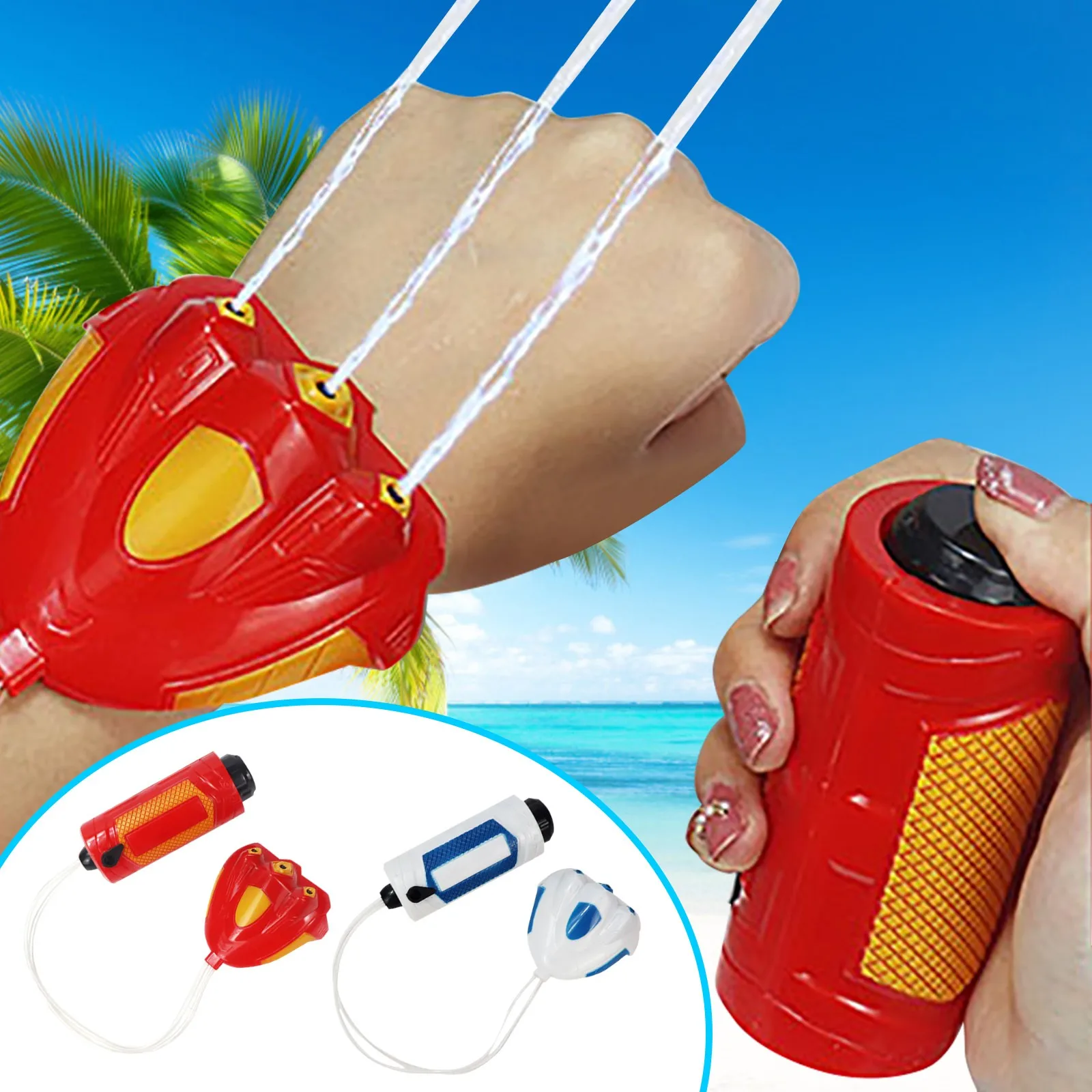 

Handheld Sprinklers Summer Children's Wrist Sprinklers Beach Sprinklers Play Set Outdoor Seaside Beach Toy For Children