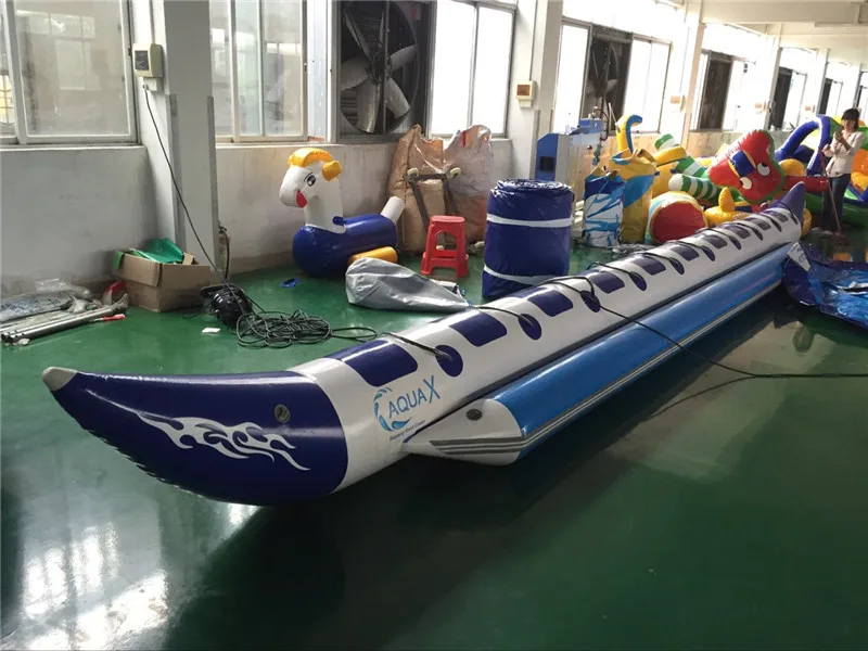 Надувная летающая рыба водные морские игры плавающая лодка-банан 6 человек/мест каяк надувная буксируемая рыбацкая лодка