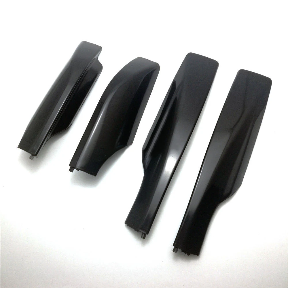 

4pcs / Set Rail End Cover Shell ABS Black Fitment For Toyota RAV4 XA30 2006-2012 Automobiles Parts High Exterior Roof Racks