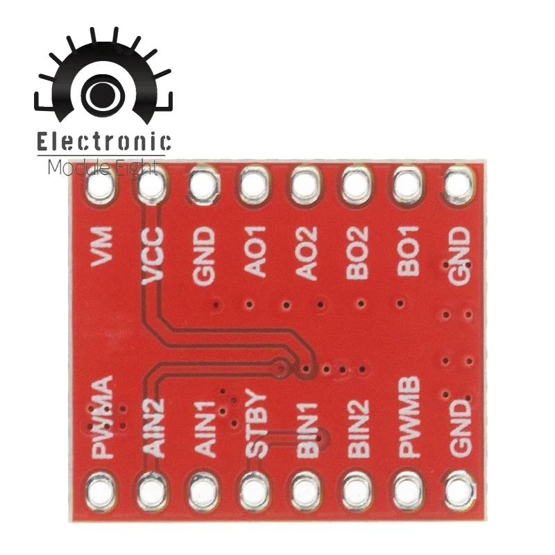 Двойной драйвер двигателя 1A TB6612FNG для микроконтроллера Arduino лучше чем L298N 1 шт. |