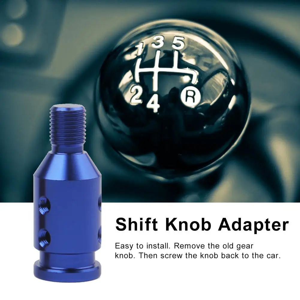 

Universal Car Manual Gear Shift Knob Adapter For M12x1.25 Thread Aluminum Alloy 8/9.5/10/12mm Durable Car Interior Accessories
